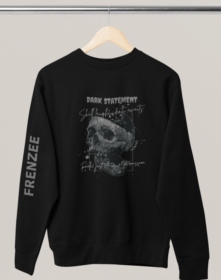 dark statement sweatshirt