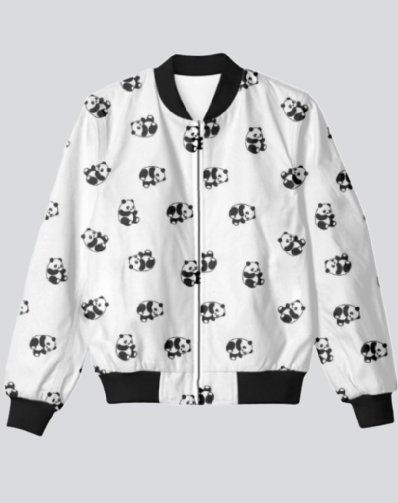Panda bomber jacket